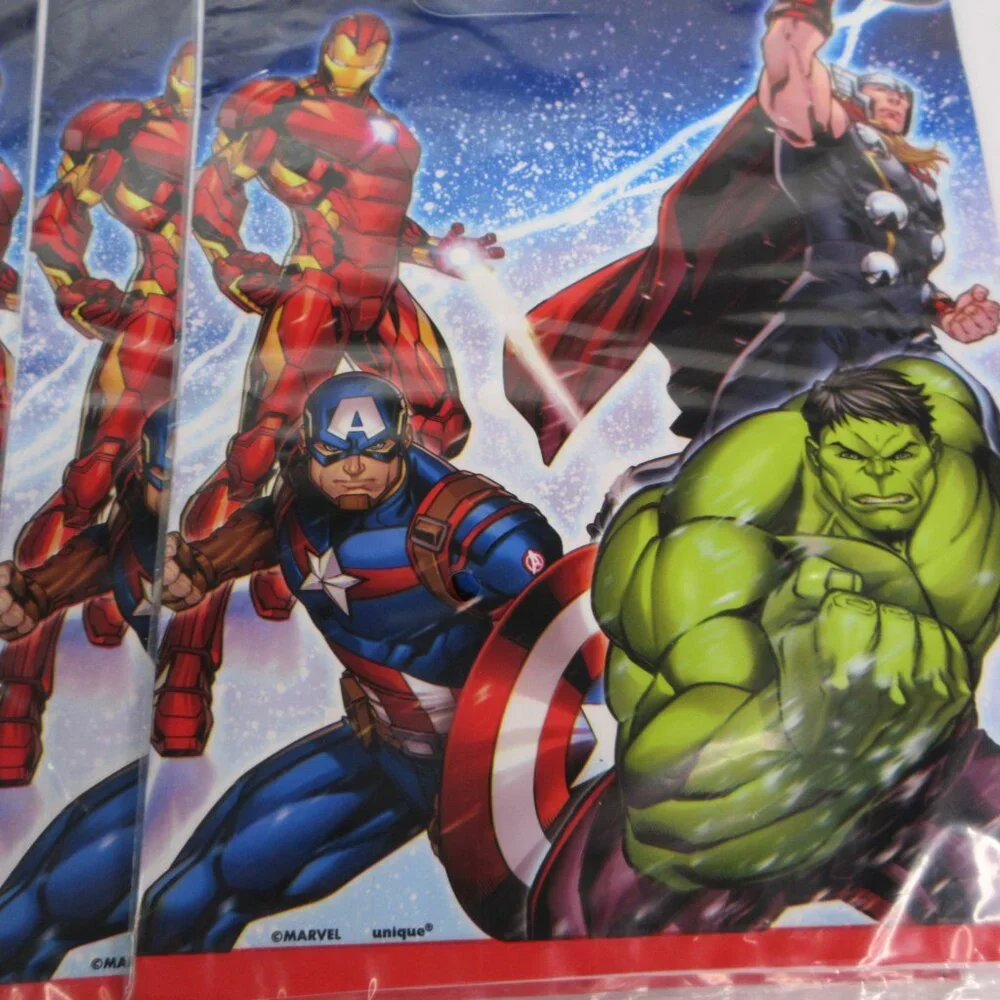 Avengers Treat Bags Party Favors 5Pk 40 Bags Total Iron Man Hulk Thor Loot Bags